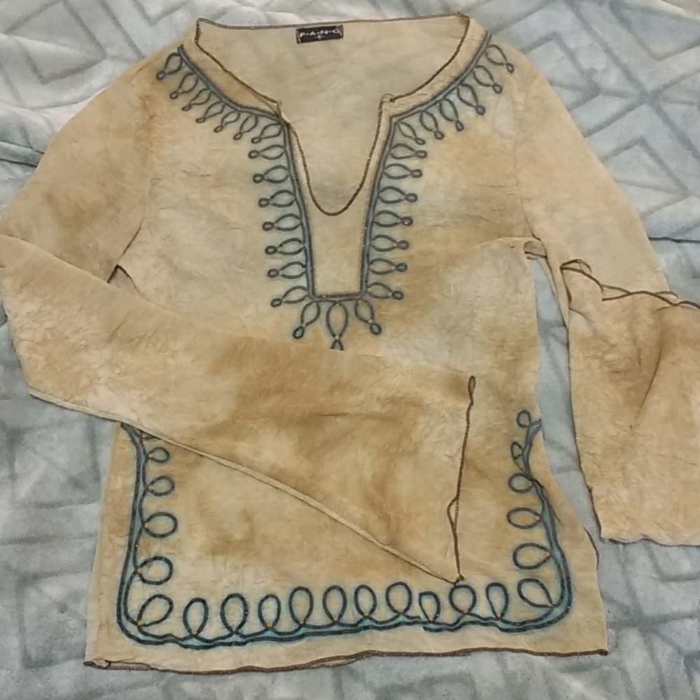 Junior small sheer top